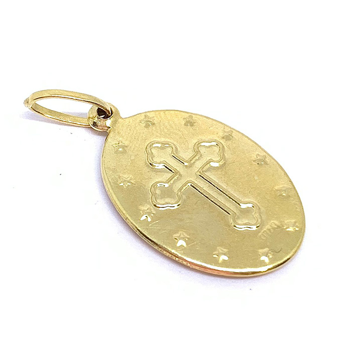 Medalha de Santo Antnio em ouro 18k - 2MEO0138